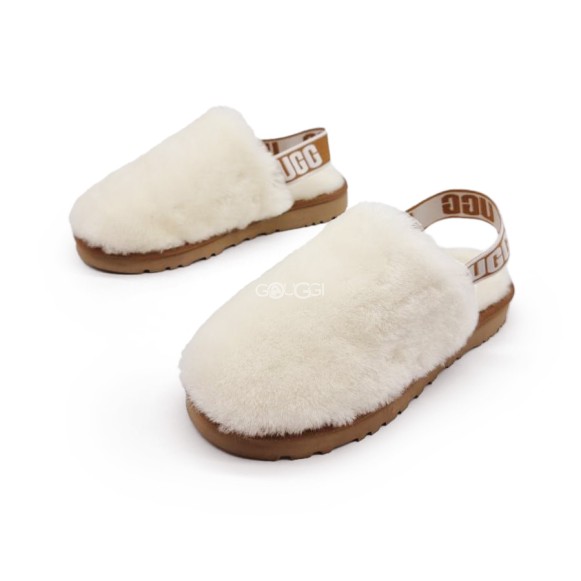 Женские сандалии Ugg Fluff Yeah Clog White