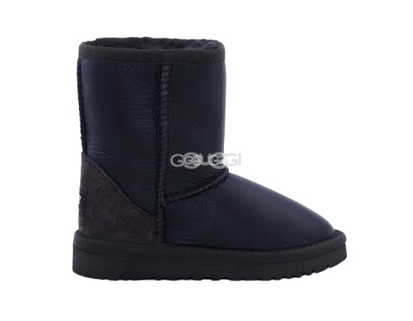 Женские короткие угги Kids Classic Short Metallic Chocolate