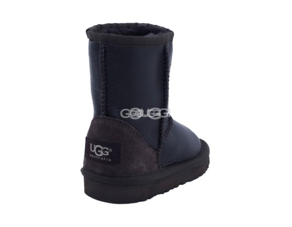 Женские короткие угги Kids Classic Short Metallic Chocolate