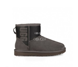 Classic Mini Ugg Sparkle Boot Grey