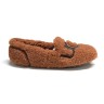 UGG Hailey Fluff Loafer Brown