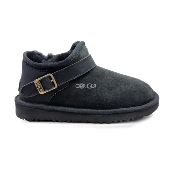 Женские ультра мини угги Ugg Ultra Mini Strap Black