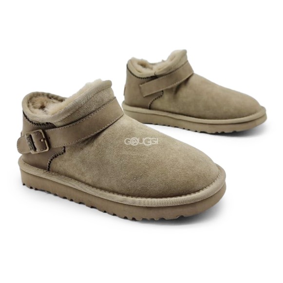 Женские ультра мини угги Ugg Ultra Mini Strap Olive