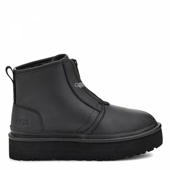 Женские ботинки на платформе с молнией Ugg Neumel Platform Zip Ultra Matte Black