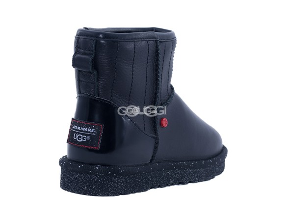 Женские мини угги Classic Mini Star Wars Black