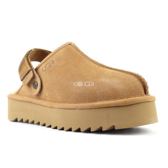 Женские сандалии Goldenstar Clog Platform Chestnut
