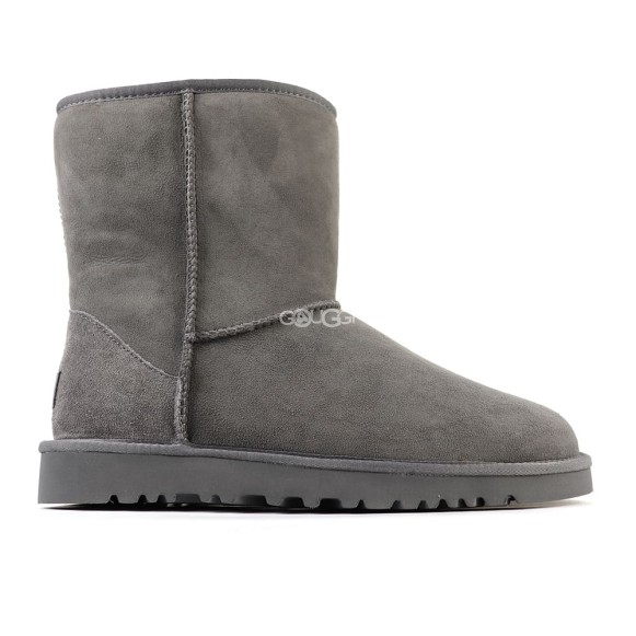 Мужские короткие угги с пропиткой Mens Classic Short Il Boot Grey