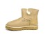 Женские мини угги Mini Bailey Logo Strap Suede Sand