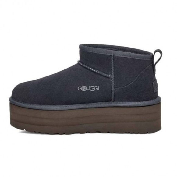 Женские ультра мини угги на платформе UGG Classic Ultra Mini Platform Eve Blue