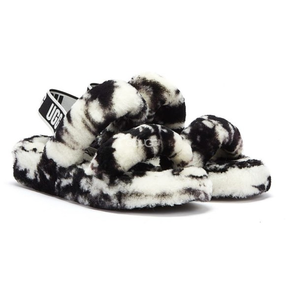 Женские сандалии Ugg Oh Yeah Marble Black White