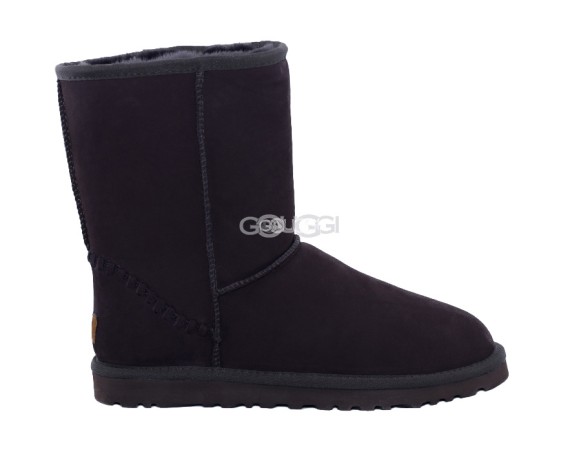 Мужские короткие угги Classic Short Deco Chocolate