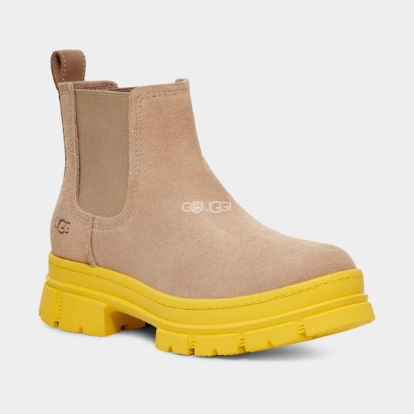 Женские ботинки UGG Ashton Chelsea Suede Sand