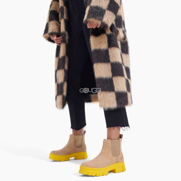 Женские ботинки UGG Ashton Chelsea Suede Sand