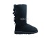 Женские высокие угги с бантиками Bailey Bow Tall Black