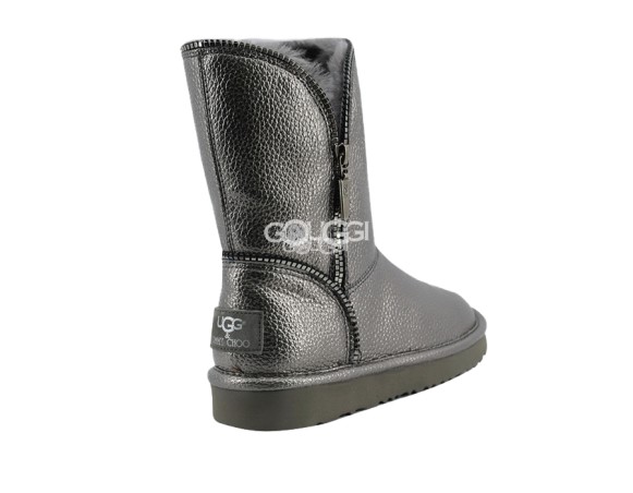 Женские угги Jimmy Choo Granular Skin Grey 