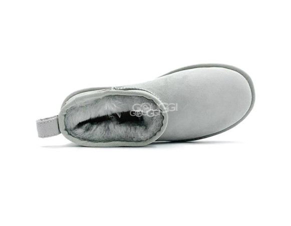 Женские ультра мини угги Ultra mini Grey Violet