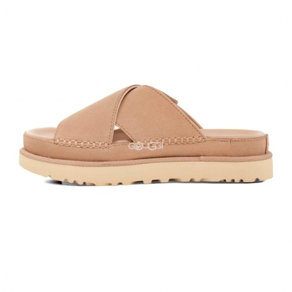 Женские шлепанцы Ugg Goldenstar Cross Sand