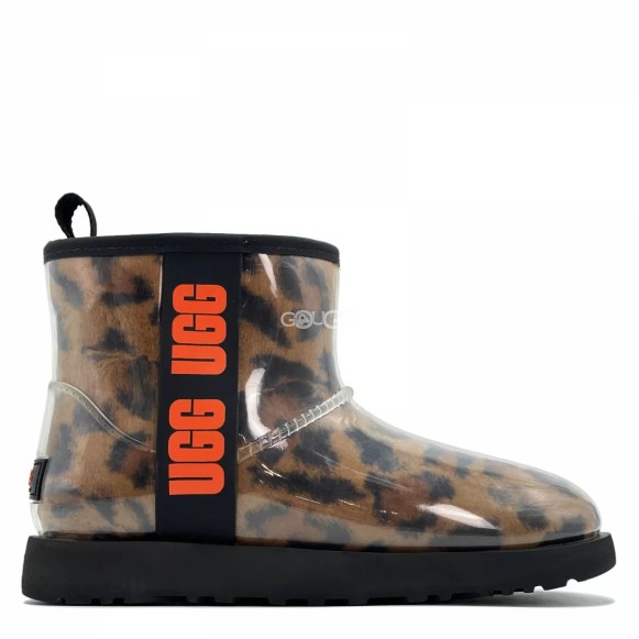 Женские мини угги Ugg Classic Clear Mini Leopard