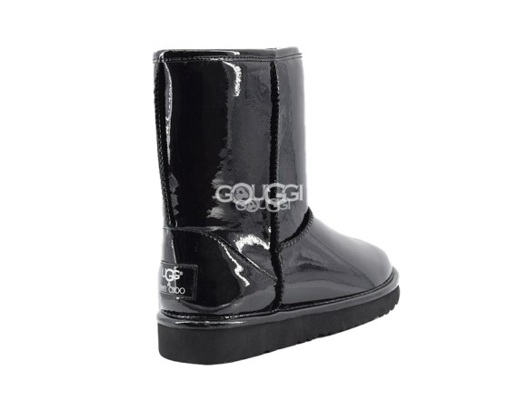 Женские угги Jimmy Choo Patent Black 