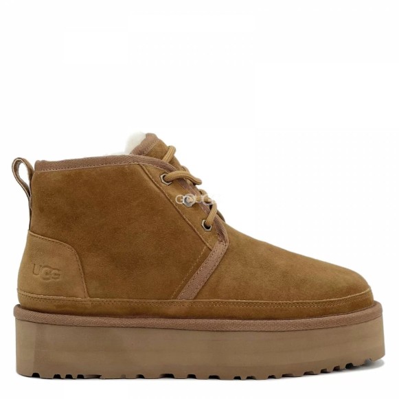 Женские ботинки на платформе Ugg Neumel Platform Chestnut