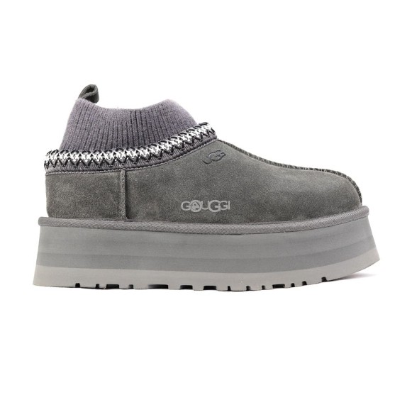 Женские угги на платформе Ugg Tazz Knit Grey