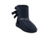 Детские угги с бантиками Kids Bailey Bow Metallic Black