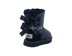 Детские угги с бантиками Kids Bailey Bow Metallic Black