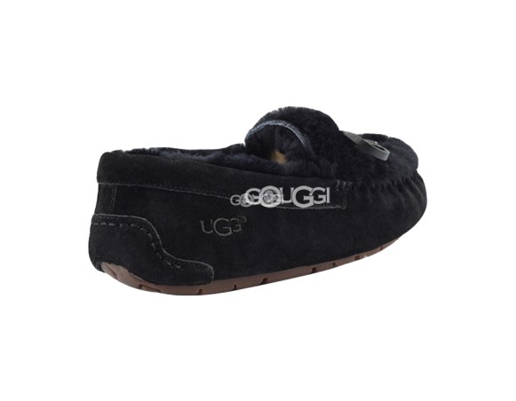 Женские мокасины Ansley Rivets Black 