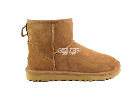 Женские мини угги Classic Mini Chestnut 