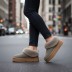 Женские слипоны на платформе Ugg Platform Tazzelle Moss Green