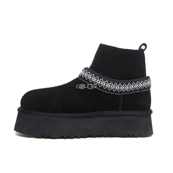 Женские слипоны Tazz Knit Black