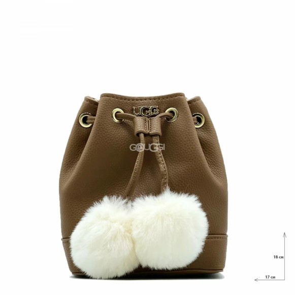 Сумка Ugg Aaliyah Bucket Crossbody Pom Chestnut