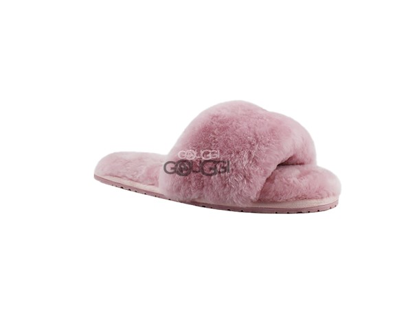 Женские тапочки Fluff Slide Slippers Pink