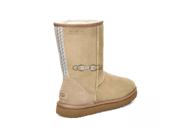 Женские короткие угги 40:40:40 Sand
