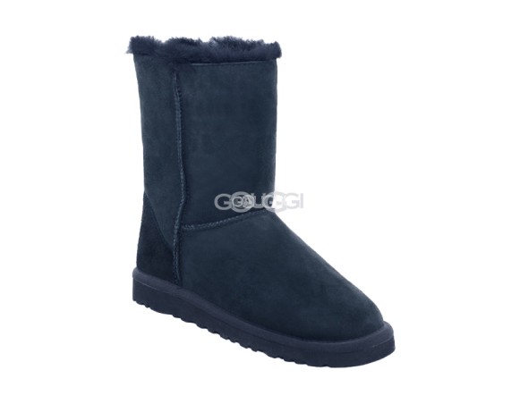 Женские короткие угги на молнии Classic Short ZIP Black