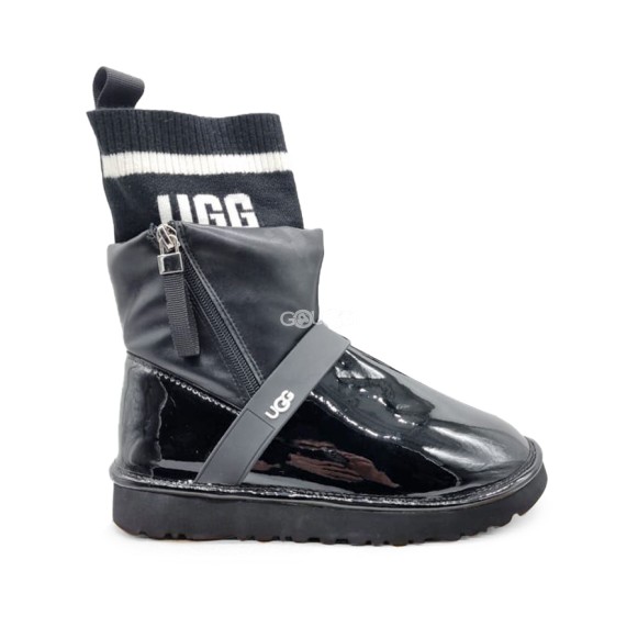 Женские угги на молнии Ugg Clear Bling Bling Black