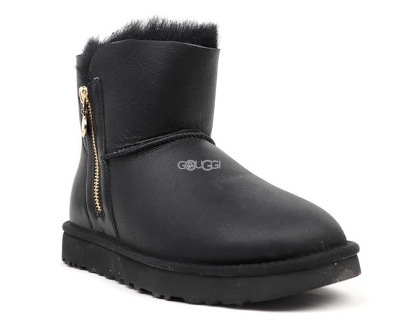 Женские угги на молнии Bailey Zip Mini Black