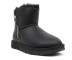 Женские угги на молнии Bailey Zip Mini Black