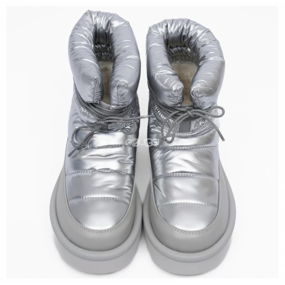 Женские мини угги Ugg Classic Mini Blow Silver