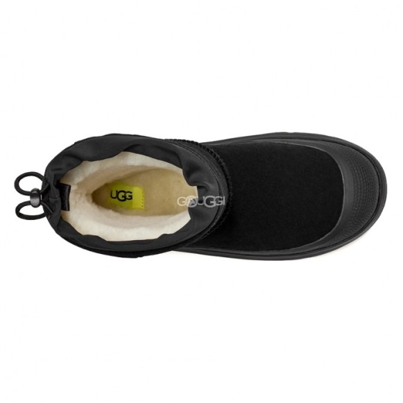 Женские короткие угги Classic Short Weather Hybrid - Black
