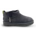 Женские ультра короткие угги на молнии Ugg Women's Ultra Mini Grey Zip