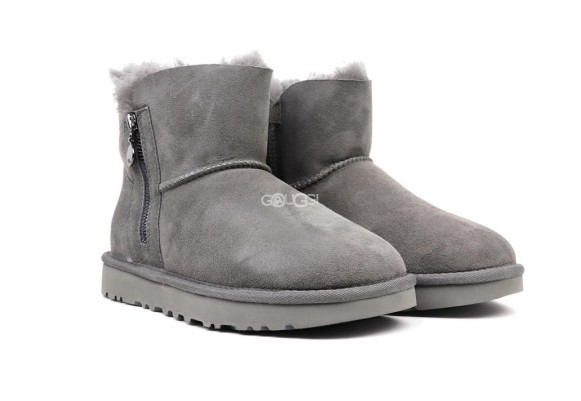 Женские угги на молнии Bailey Zip Mini Grey