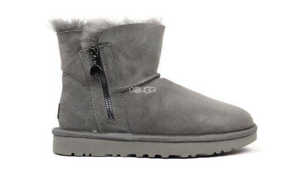 Женские угги на молнии Bailey Zip Mini Grey