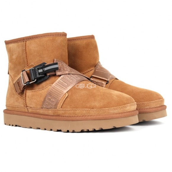 Мужские мини угги Classic Mini Quickclick Boot - Chestnut