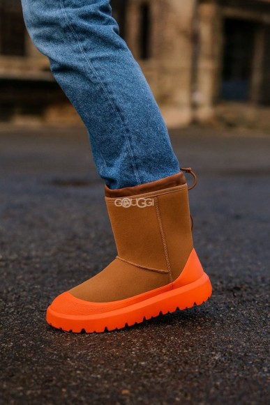 Мужские короткие угги Classic Men Short Weather Hybrid Orange