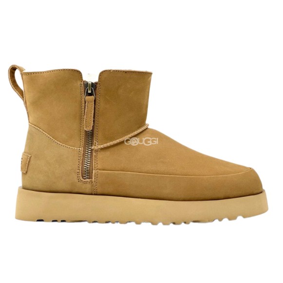 Женские угги на молнии Classic Zip Mini Suede Boot 